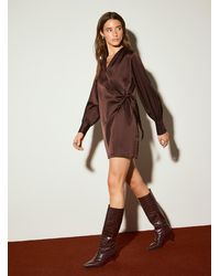 Icône - Satin Wrap - Lyst