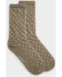 Simon's - Mini Polka Dot Socks - Lyst