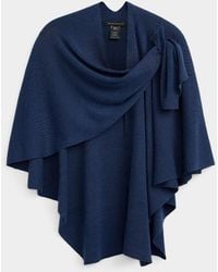 Parkhurst - Finely Knit Draped Shawl - Lyst