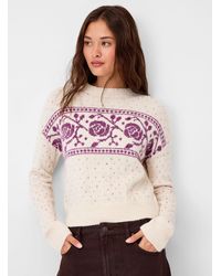 Twik - Patterned Plush Sweater - Lyst