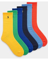 Polo Ralph Lauren Pop Coloured Athletic Socks 6 - Multicolor