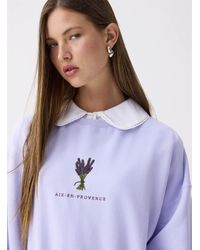 Twik - Destination Oversized Fleece Sweatshirt - Lyst