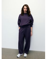Twik - Crew Neck Fleece Sweatshirt Relaxed Fit - Lyst