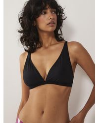 Simon's - Solid Triangle Bralette - Lyst