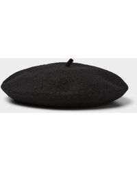 Simon's - Solid Wool Beret - Lyst