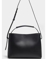 Flattered - Hedda Topstitched Leather Bag - Lyst
