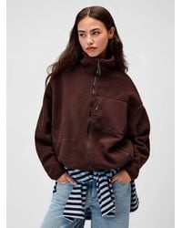 Twik - Loose Printed Fleece Jacket - Lyst