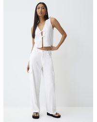 Twik - Touch Of Linen Carpenter Pant - Lyst