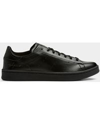 Y-3 - Stan Smith Black Leather Sneakers Men (men, Black, 12) - Lyst