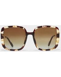 Pilgrim - Aliet Polarized Oversized Square Sunglasses - Lyst