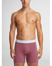 Le 31 - 5" Solid Organic Cotton And Tm Modal Boxer Brief - Lyst