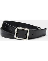 Simon's - Rectangular Buckle Belt - Lyst