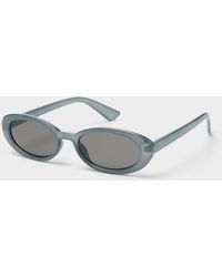 Simon's - Drew Oval Sunglasses - Lyst
