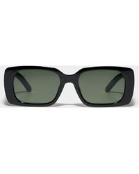 Simon's - Aida Monochrome Rectangular Sunglasses - Lyst
