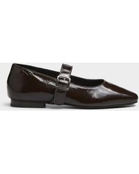 Simon's - Melba Mary Jane Ballet Flats - Lyst