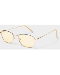 Simon's - Daisy Rectangular Sunglasses - Lyst