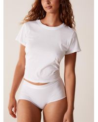 Miiyu - Solid Stretch Boyshort Tm Modal - Lyst