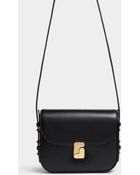 Soeur - Bellissima Leather Mini Saddle Bag - Lyst