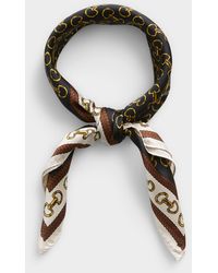 Le 31 - Golden Link Tie Scarf - Lyst