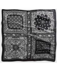 Le 31 - Bandana Pattern Tie Scarf - Lyst