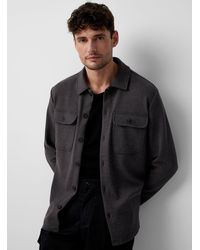 Only & Sons - Etched Jersey Overshirt - Lyst
