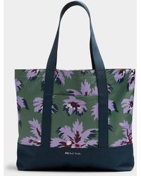 PS by Paul Smith - Lilac Flowers Tote - Lyst