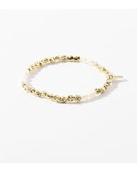 Pilgrim - Hammered Bead And Pearl Bracelet - Lyst