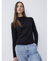 Twik - Reverse Seam Mock Neck Sweater - Lyst