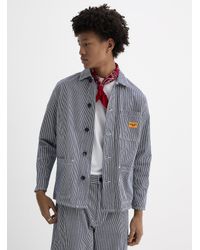 Service Works - Railroad Stripe Chore Jacket - Lyst