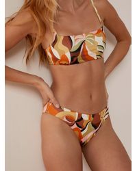 Billabong - Paradise Pattern Slim Bikini Bottom Reversible Design - Lyst
