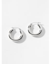 Simon's - Thick Hoops - Lyst