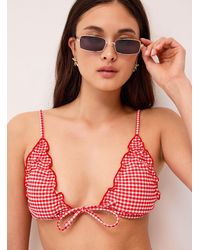 Simon's - Gingham Ruffle - Lyst