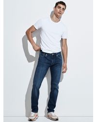 Mavi Marcus Organic Cotton Jean Straight, Slim Fit - Blue