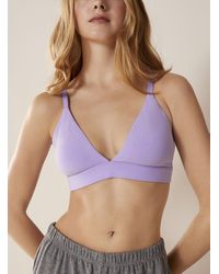 Organic Basics - Organic Cotton Triangular Bralette - Lyst