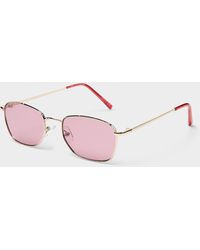 Simon's - Daisy Rectangular Sunglasses - Lyst