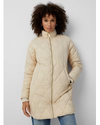 Part Two - Olilas Diamond 3/4 Quilted Jacket - Lyst