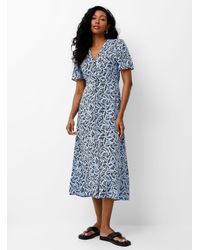 B.Young - Patterned Flowy Buttoned Dress - Lyst