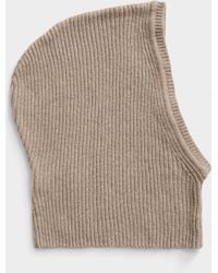 Simon's - Solid Ribbed Balaclava Exclusive Collection From Italy - Lyst