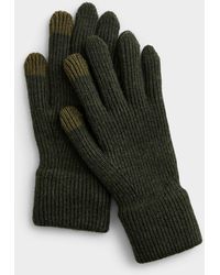 Le 31 - Minimalist Merino Wool Touchscreen Gloves - Lyst