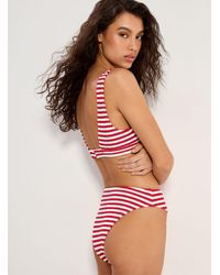 Simon's - Striped Ruffle Texture High - Lyst