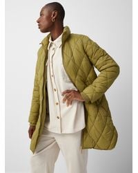 Part Two - Olilas Diamond 3/4 Quilted Jacket - Lyst