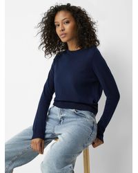 Contemporaine - Responsibly Sourced Merino Wool Crew - Lyst