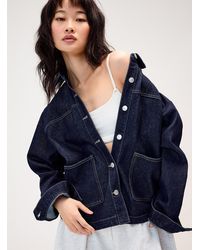 ONLY - Patch Pockets Jean Jacket - Lyst