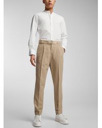 Officine Generale - Hugo Cotton And Linen Twill Pant - Lyst