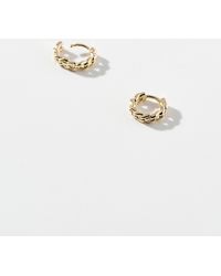 Simon's - Mini Link Hoops - Lyst