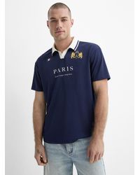 Le 31 - Sporty Johnny Collar Polo Comfort Fit - Lyst