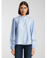 Contemporaine - Crocheted Ribbons Shirt - Lyst