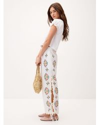Twik - Flowers And Side Bows Seersucker Pant - Lyst