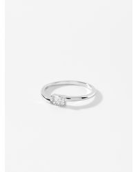Simon's - Delicate Silver Ring - Lyst