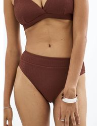 Simon's - Wavy Texture Cheeky Bottom - Lyst